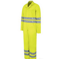 Red Kap Hi Visibility Zip Front Coveralls - Fluorescent Yellow/Green/Silver